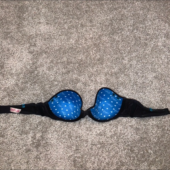 Candies Black & Blue Bra size 36B - Picture 5 of 7